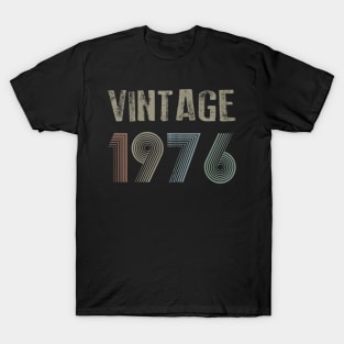 Vintage 1976 43rd Birthday Gift idea Men Women T-Shirt